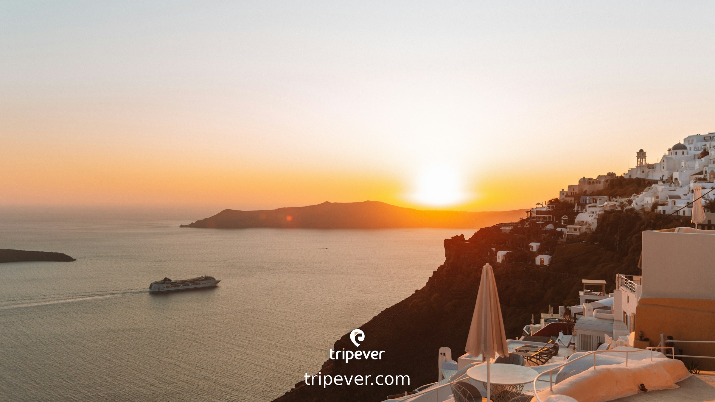 Santorini Sunset Pictures
