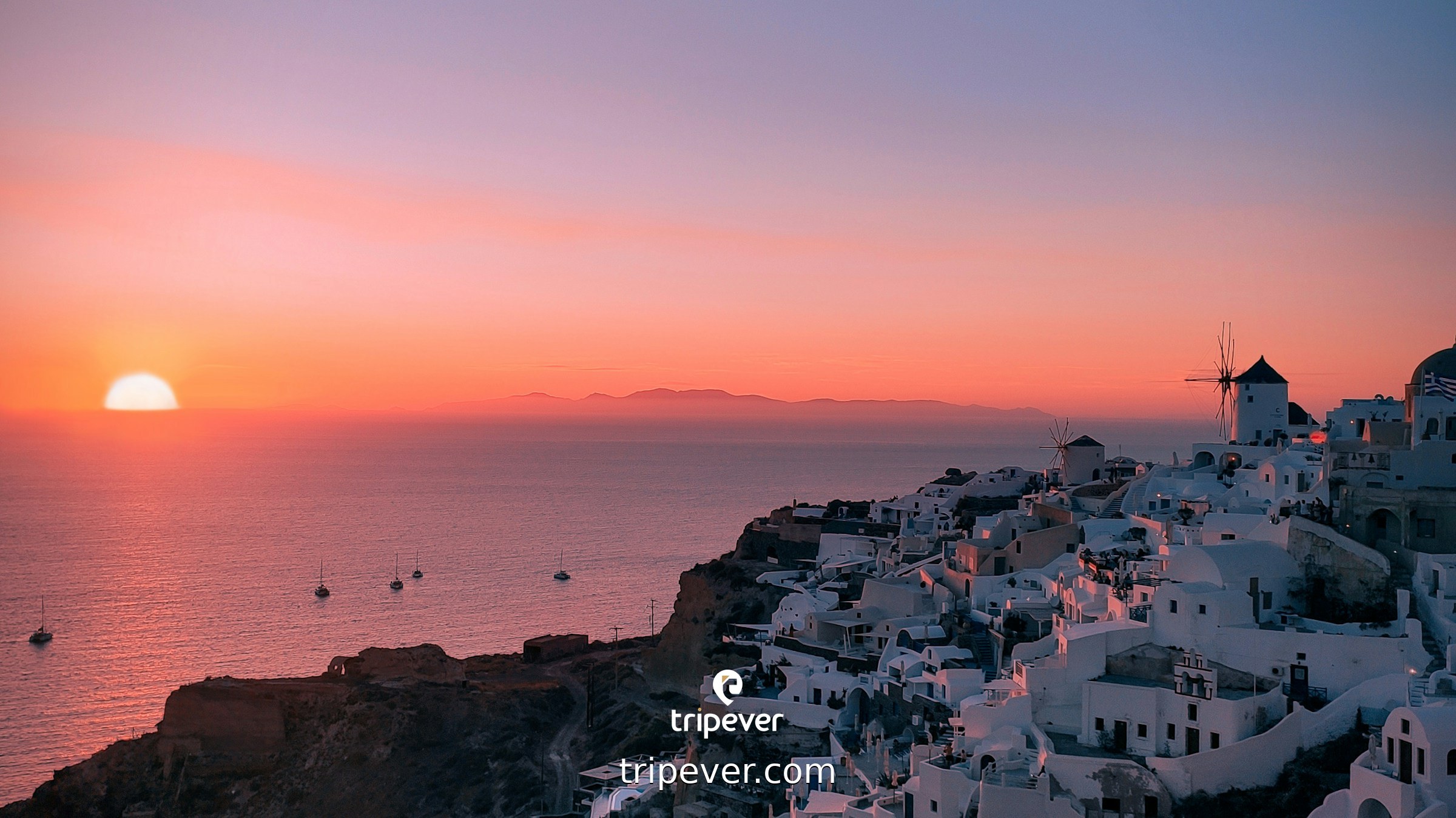 Santorini Sunset Pictures